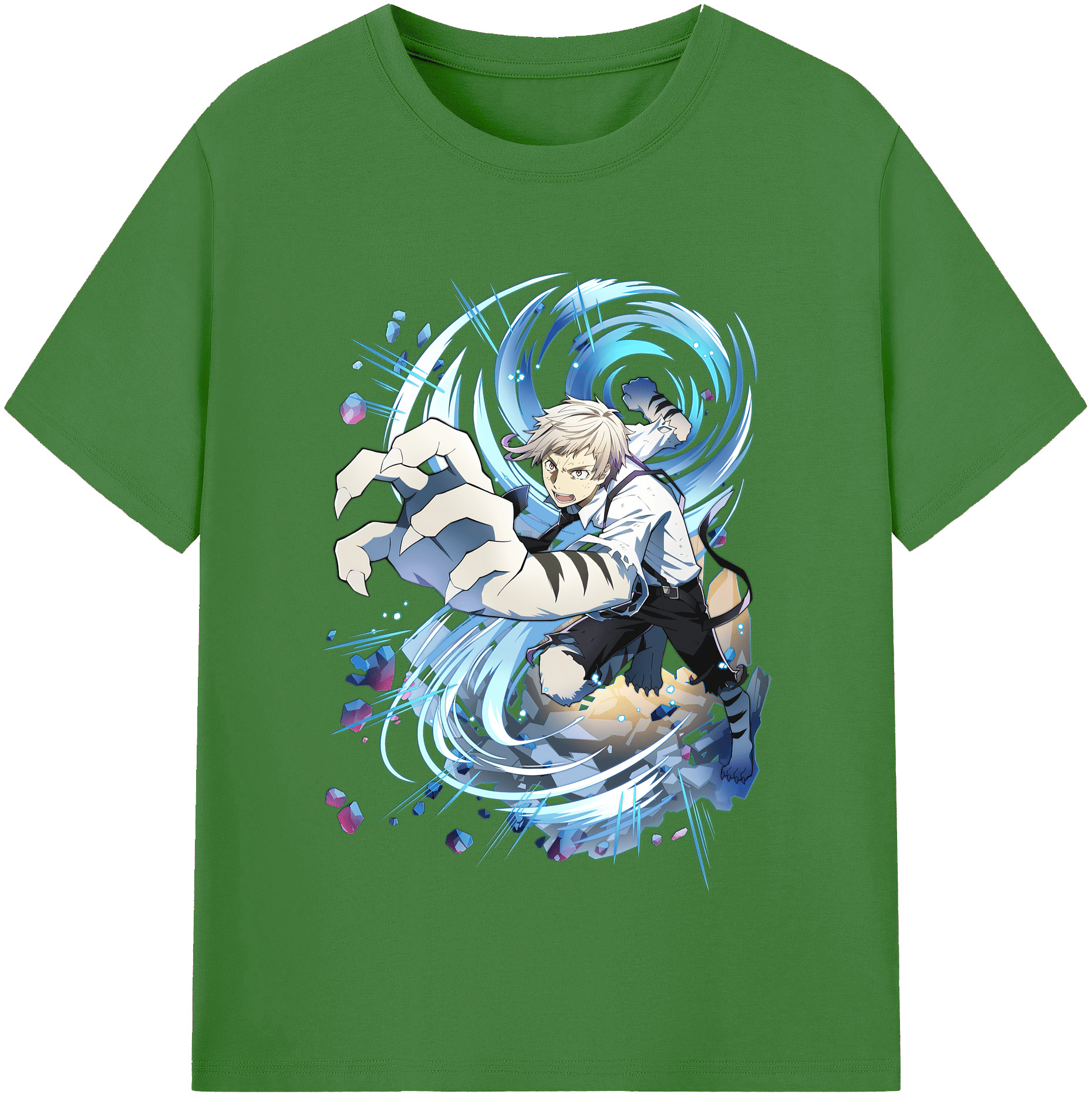 （画像用） 文豪ストレイドッグス Bungo Stray Dogs レディースカジュアルプリントTシャツ（綿100％）